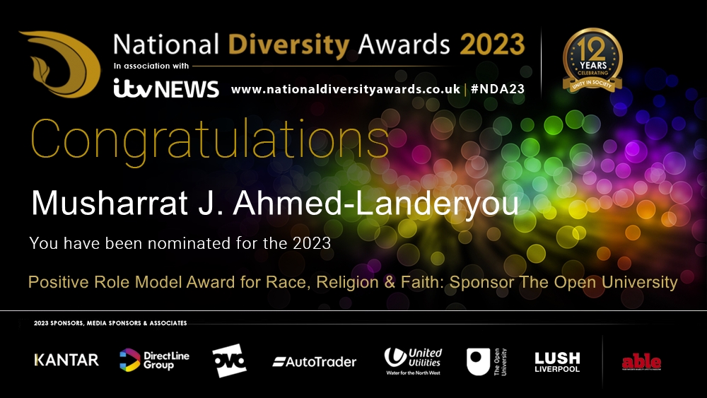 Woohoo I have been nominated for the National Diversity Awards 2023
Please vote for me if you feel able
nationaldiversityawards.co.uk/awards-2023/no…
#NDA23