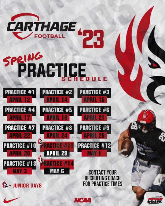Spring football is right around the corner! #EarnTheRight