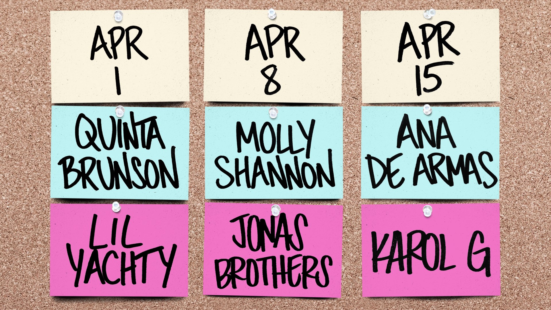 Saturday Night Live SNL on Twitter "April shows!!! https//t.co