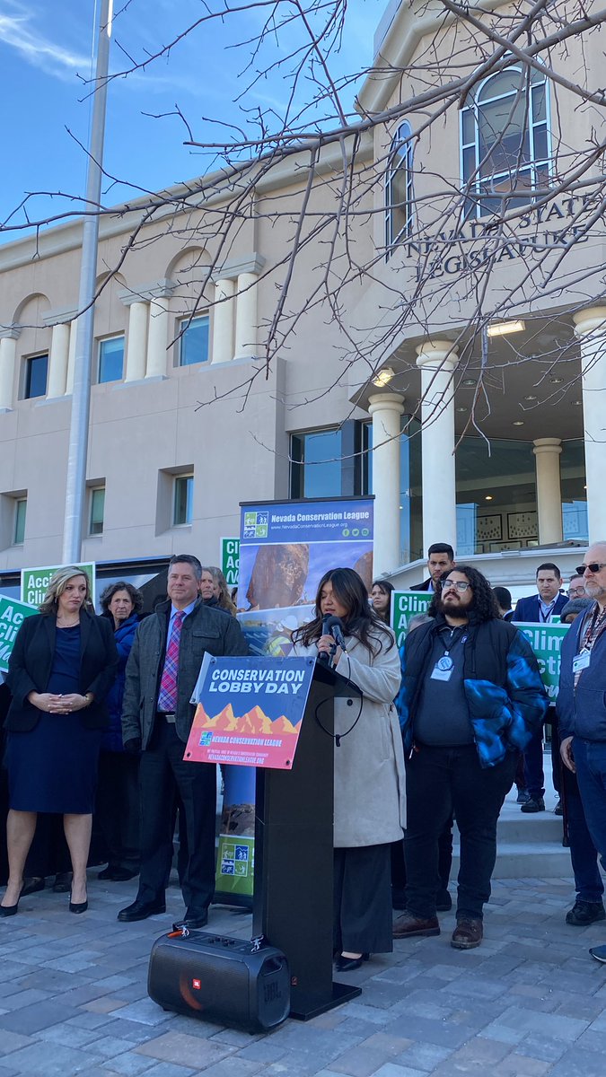 NVconservation's tweet photo. "Our families will continue to suffer if we don't act. A pollution-free future is possible," says Aria Flores with @Chispa_NV. #NVLEG #CLD23 https://t.co/tIyzkO1opx