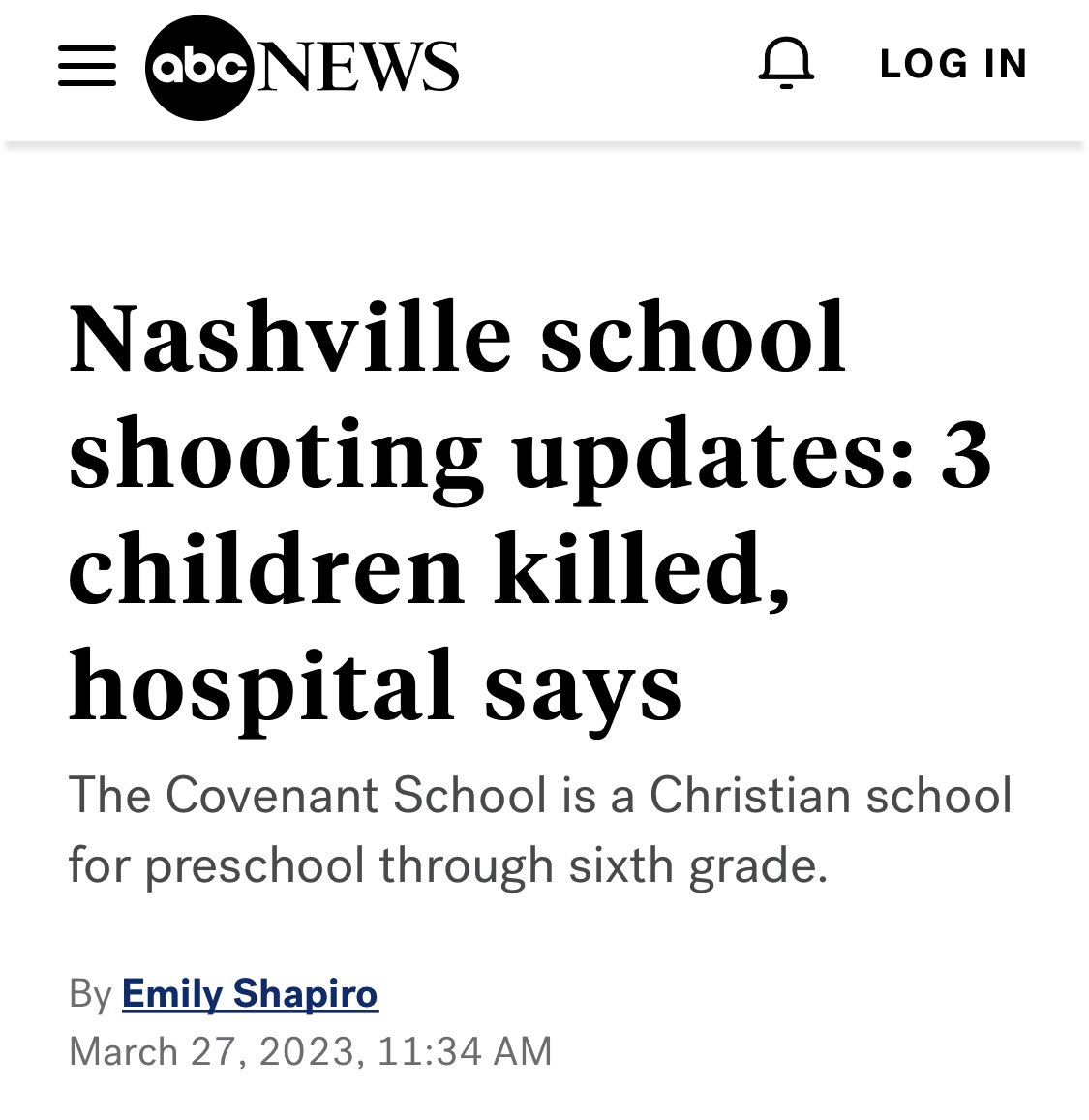 ninaturner's tweet photo. The number one cause of death for children in the United States is guns. 

We shouldn’t accept this. https://t.co/dS4gY31w9k