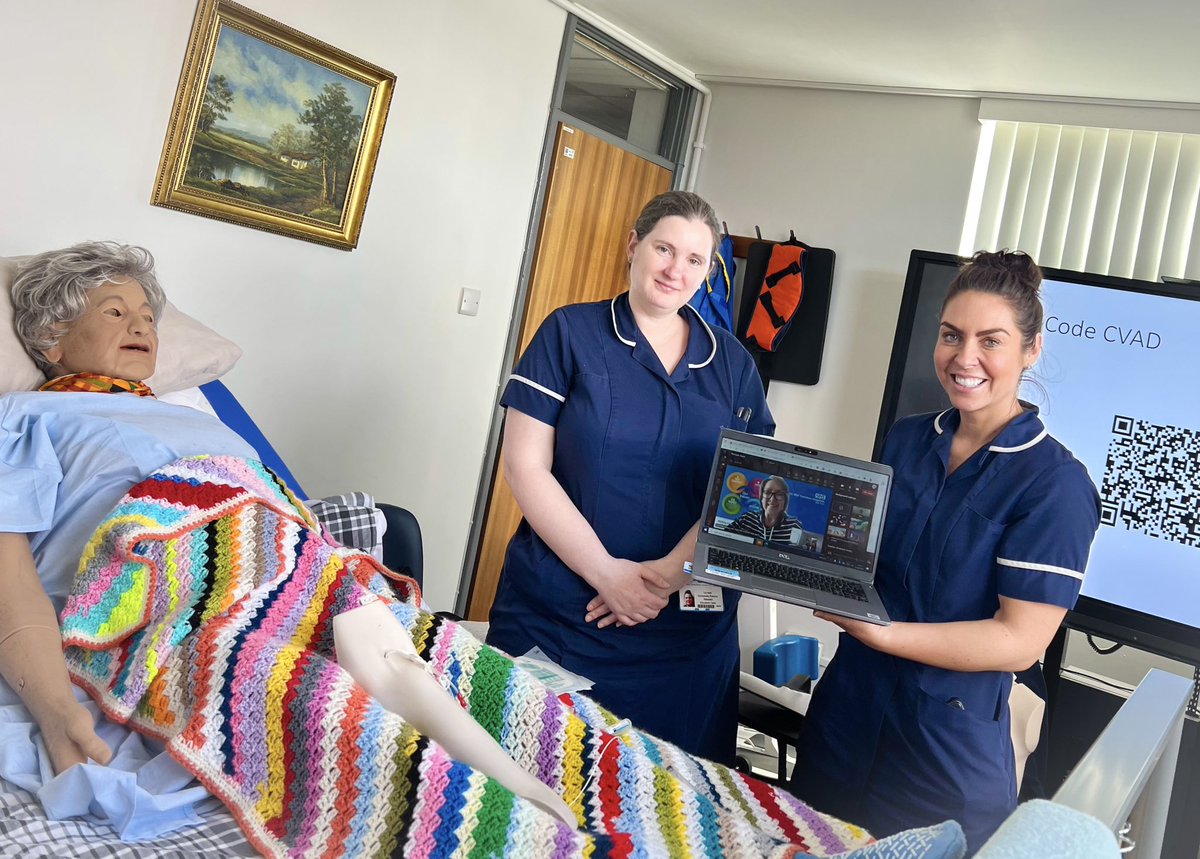 Our new Practice Educators Liz &amp; <a href="/nickylakin1/">Nicky_Lakin</a>  undergoing delivery training under remote supervision by our Lead Educator <a href="/cosgrave_amanda/">Amanda Cosgrave</a>. Our educators aim to maintain the highest standard of practice to support our <a href="/MidYorkshireNHS/">Mid Yorkshire Teaching NHS Trust</a> community workforce and across partnerships.