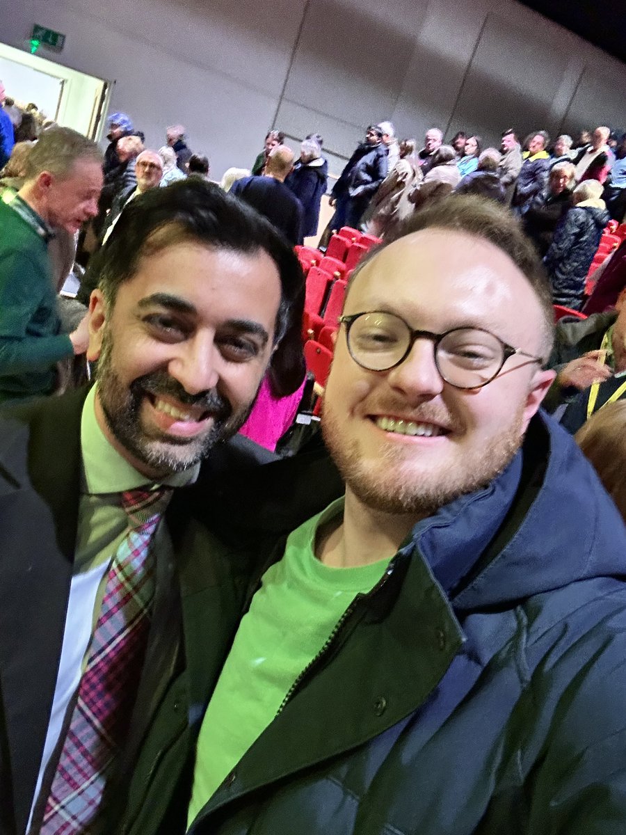 aranmc91's tweet photo. Over the moon that @HumzaYousaf has been elected @theSNP leader and soon to be First Minister of Scotland. The person for the job! 👍🏼🥹 https://t.co/ngKOV0LA4J