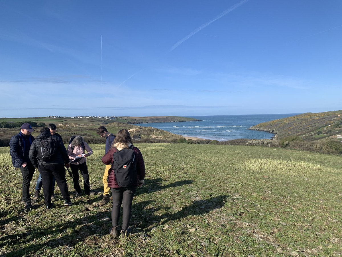 DanEvansol's tweet photo. A successful day in Cornwall for the @CENTA_NERC #SpeedPHD2023 trip! 

✅Soils collected 🧫
✅Soil slake tests complete 🧪
✅Lunch on beach ☀️
❌Cornish cream tea (is there anywhere open out of season?) ☕️ 

Thanks to @CornwallCollege for hosting us in your Newquay labs! #soil https://t.co/3UjFtK0TV5
