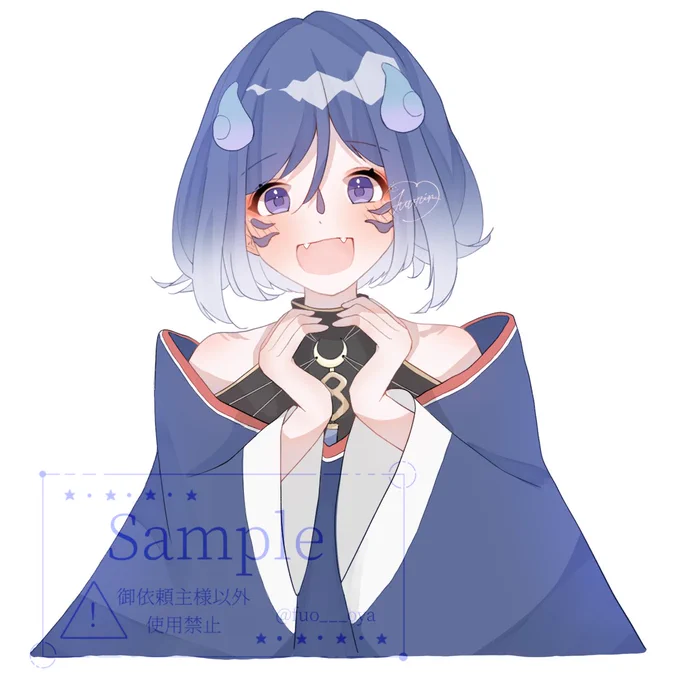こちらの簡易イラスト納品させていただきました #有償依頼 