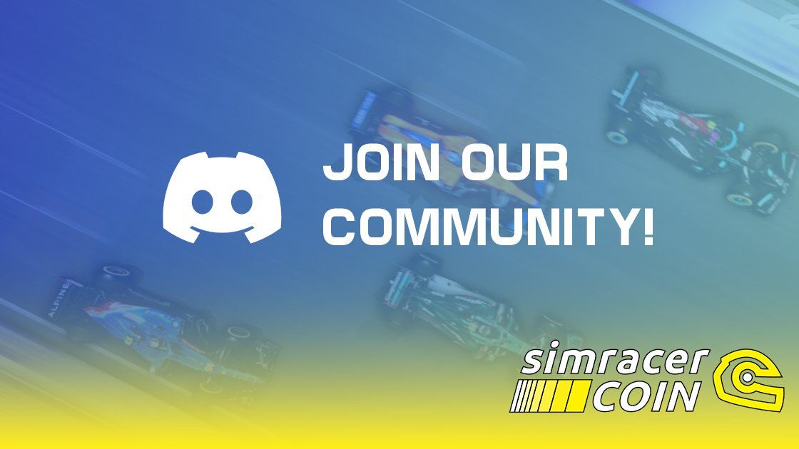 SimracerCoin's tweet photo. Do you know our discord community? π©
We can answer all your questions and even share details of various races/cars/leagues ποΈπ¦
Join now! π
https://t.co/IVfPGThRks
#simracing #eSports #cryptocurrency #Simracercoin https://t.co/wGTdQC6DWR