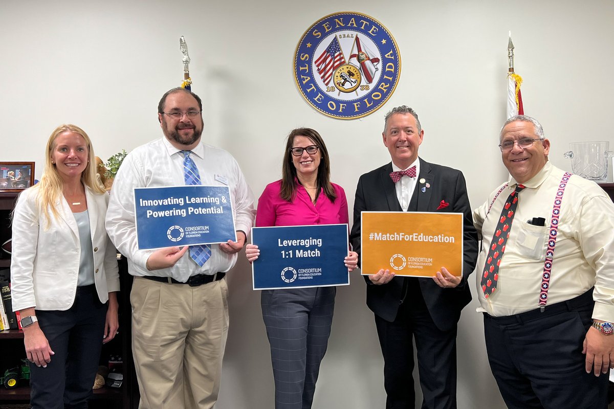 EducationFdnPBC's tweet photo. Senator @TinaPolsky got a firsthand look at how the $1 for $1 Matching Grant program is transforming the lives of students and teachers in the @pbcsd.

#ThankYou #MotivationMonday #SupportingSchool #HelpingStudents #1for1PowersPotential #PBCSD @FlaEduFoundtns https://t.co/58Fa60VSW5