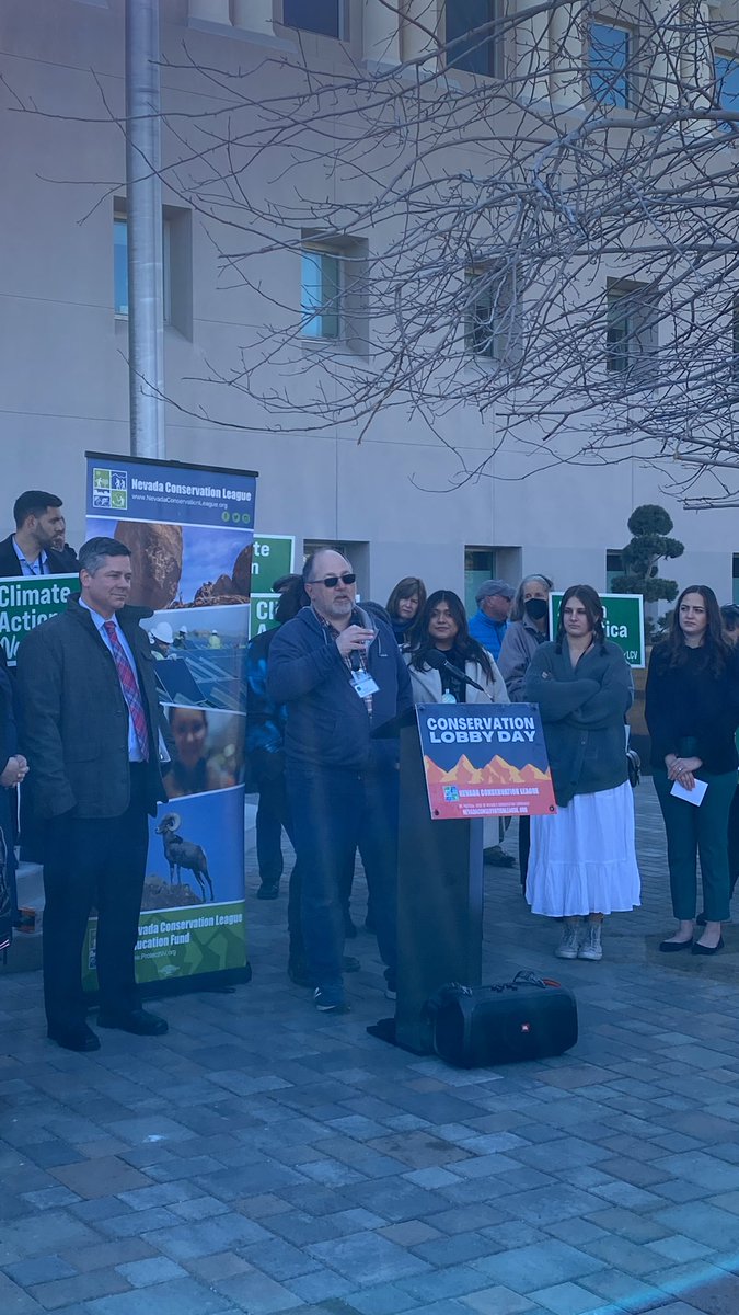 NVconservation's tweet photo. Louis with @NevadaOBC reminds us that we have plenty of opportunities to invest in wildlife crossings this #NVLeg! #CLD23 https://t.co/mCvDKV3pt4