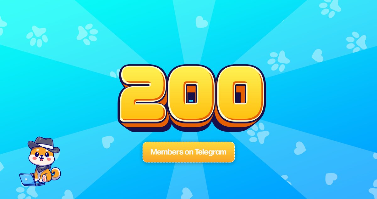 DogeShield23's tweet photo. 200 Members 🥳 join now we are launching in 10 minutes! https://t.co/4rJUvXP38V https://t.co/MExQIL8gfL