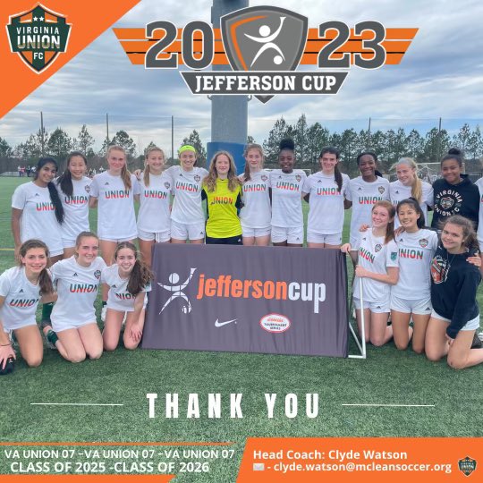 Union 07 ECNL (McLean) (@ecnl07) on Twitter photo 1st in the U16 Championship standings at Jeff Cup
3-0 on the weekend with 3 shutouts and 12 goals
Thank you <a href="/jeffcup/">jeff</a> and college coaches who came to watch us this weekend
<a href="/mcleansoccer/">McLean Youth Soccer</a> @VaUnionFC <a href="/ImYouthSoccer/">ECNL/GA/Recruiting/College Soccer</a> <a href="/ImCollegeSoccer/">College Soccer Truth โข</a> <a href="/TopDrawerSoccer/">TopDrawerSoccer</a> <a href="/ECNLgirls/">ECNL Girls</a> 1st in the U16 Championship standings at Jeff Cup
3-0 on the weekend with 3 shutouts and 12 goals
Thank you <a href="/jeffcup/">jeff</a> and college coaches who came to watch us this weekend
<a href="/mcleansoccer/">McLean Youth Soccer</a> @VaUnionFC <a href="/ImYouthSoccer/">ECNL/GA/Recruiting/College Soccer</a> <a href="/ImCollegeSoccer/">College Soccer Truth โข</a> <a href="/TopDrawerSoccer/">TopDrawerSoccer</a> <a href="/ECNLgirls/">ECNL Girls</a>