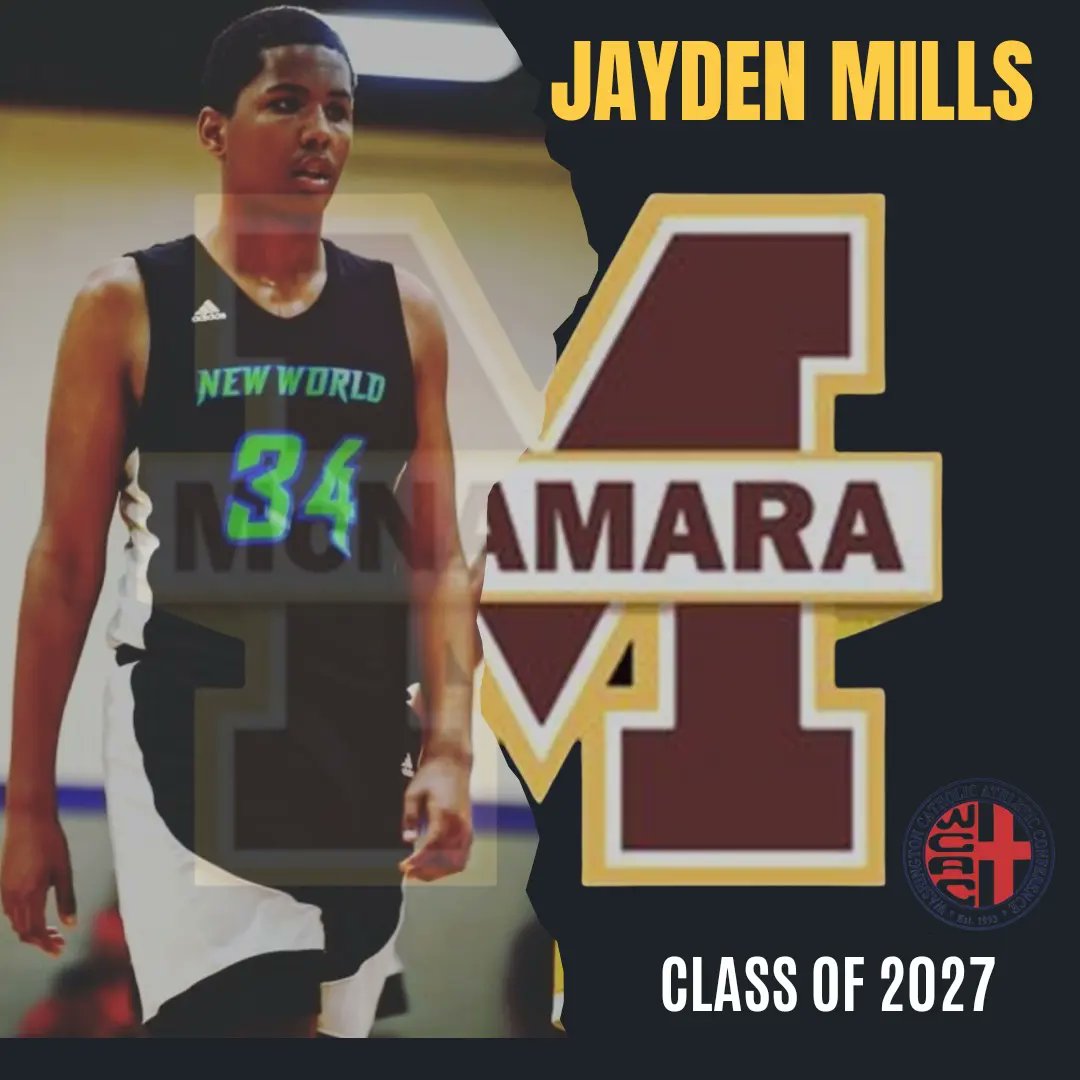 CoachB_MD's tweet image. Congrats to my son, Jayden Mills. Just a big kid from the Eastern Shore all the way to the #wcac. Super excited for the next 4 years as a #mustangmom. BISHOP MCNAMARA 2027 ❤💛