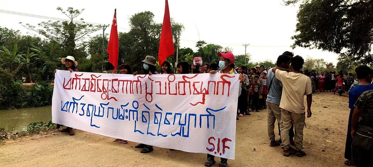 theSparkBurmese's tweet photo. အညာဒေသတွင် သပိတ်ကော်မတီများနှင့် ဒေသတွင်း တော်လှန်ရေးအဖွဲ့အစည်းများ စုပေါင်း၍ သပိတ်ပြုလုပ်

မတ်လ၊ ၂၇ရက်၊ ၂၀၂၃ခုနှစ်။

https://t.co/IEN0pslrFK

 #GSC #SIF #ASECC #whathappeninginmyanmar https://t.co/PLa9Nhmxdy