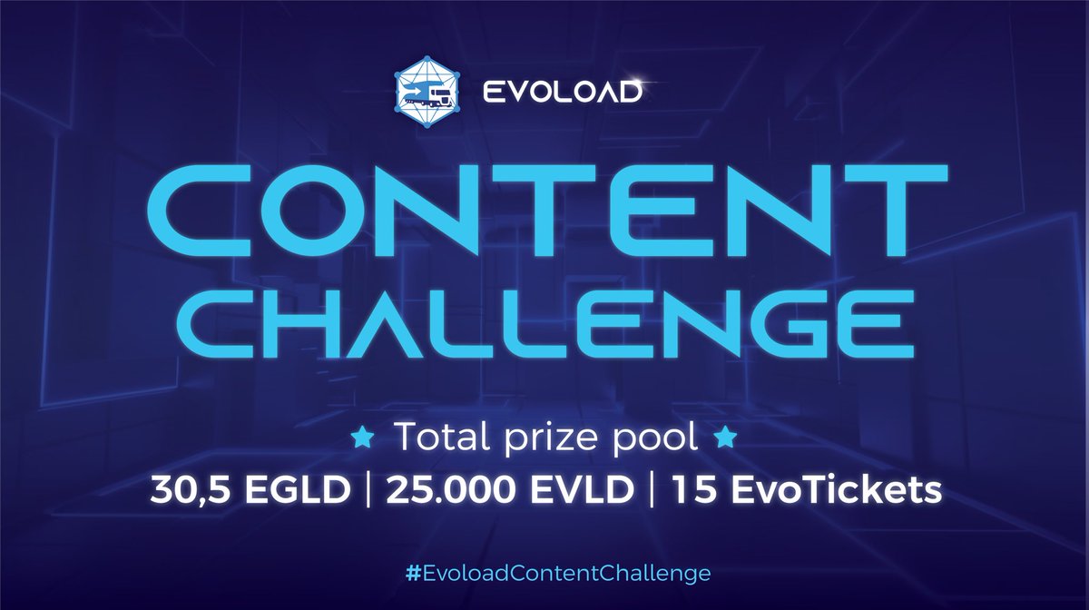 GRM_Web3's tweet image. 💰 PRIZE POOL

🎁 The 3 winners in each category will win $EGLD, EvoTickets &amp;amp; EVLD tokens.

Original submissions will also be eligible to win prizes!

🌐 Their content will be added to the official @evoload website &amp;amp; social networks.

#️⃣ Use the hashtag #EvoloadContentChallenge