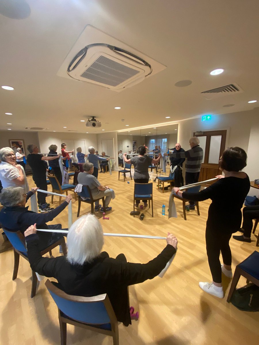 communifit's tweet photo. Our sessions at @_platinumskies are a huge success, we can barely fit everyone in!

We have weekly Zumba Gold and Strengthening exercises available with the residents.

For more information, contact us on info@communifit.co.uk | 07791308773. https://t.co/C1X0Jg1NdT