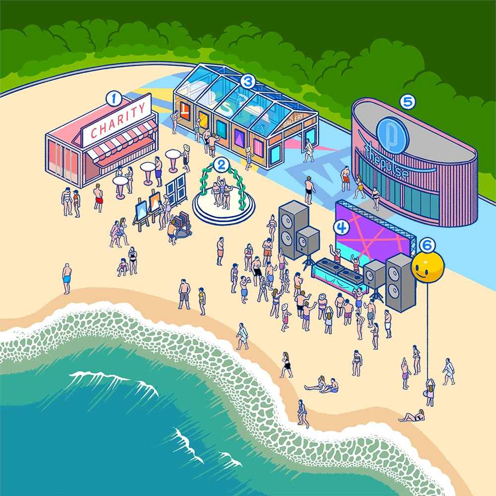 Each chapter in our storyline has its own story map. Chapter 1's story map has already been revealed by our OGs and early supporters previously. Find out more in our Discord.

Our story so far - actencounter.medium.com