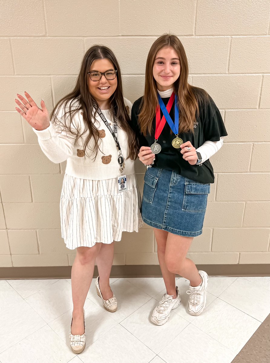 SotocatMedia's tweet photo. Congratulations to our very own, Addi Kuchka on winning 1st 🥇 in News Writing and 2nd 🥈in Feature Writing at UIL this weekend! 

She is advancing to Region at UTSA! https://t.co/ol0PTsvnz1