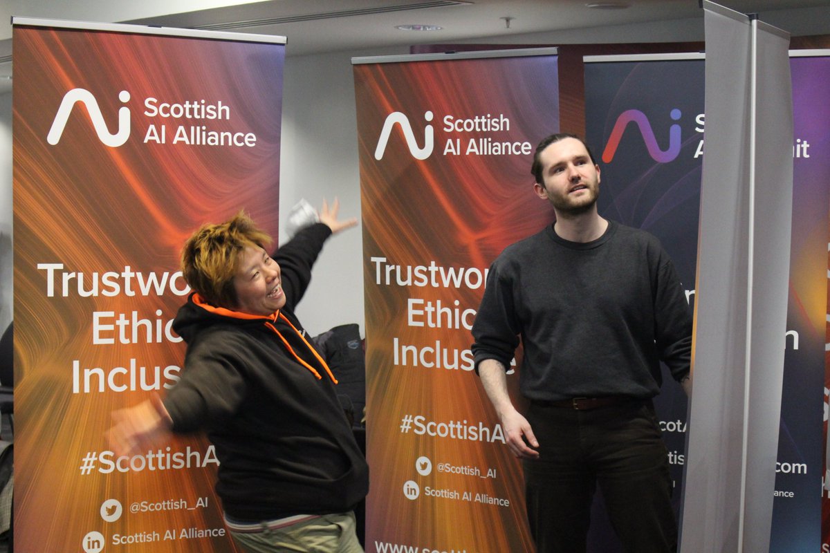 Scottish_AI's tweet image. We're finalising set up for the Scottish #AI Summit tomorrow!
We are totally sold out and expecting a full house 🥳 #ScotAISummit
See you all tomorrow!