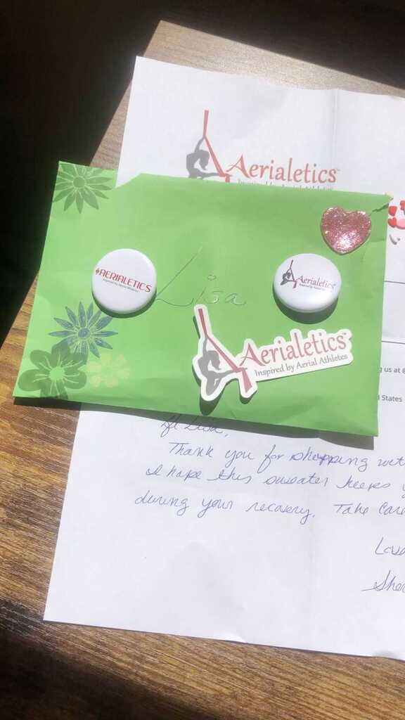 ascentatx's tweet photo. I LOVE when I receive my orders from @aerialeticsbysherry !!!!

The customer service is unmatched!! 

I mean come on y’all, quality products (you guys know how much I love my unitard) and everything comes packaged with care and I always get a lovely pers… https://t.co/DHmLkJcOjI https://t.co/JGqiIgbgNv