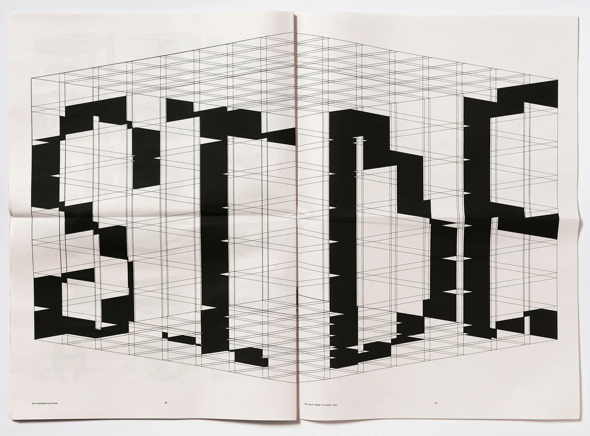 Using Josef Müller-Brockmann’s proposal for the design of interior spaces, Liad Shadmi aims to create an immersive linguistic experience > bit.ly/3Kbuc8J