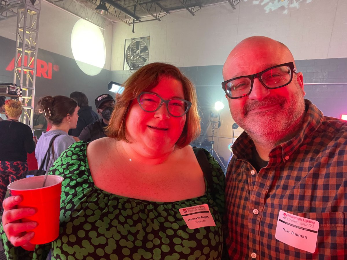 ICLSociety's tweet photo. Last weekend, our President Michael Bauman spoke at a panel with Danny Durr at the #CineTech EXPO in Atlanta. During this event he met and caught up with several new and old #ICLS members. #iclsmembers #set #setlife #setlighting #grip #members #corporate #cinetechexpo #atlanta https://t.co/W6s5zSvGNW