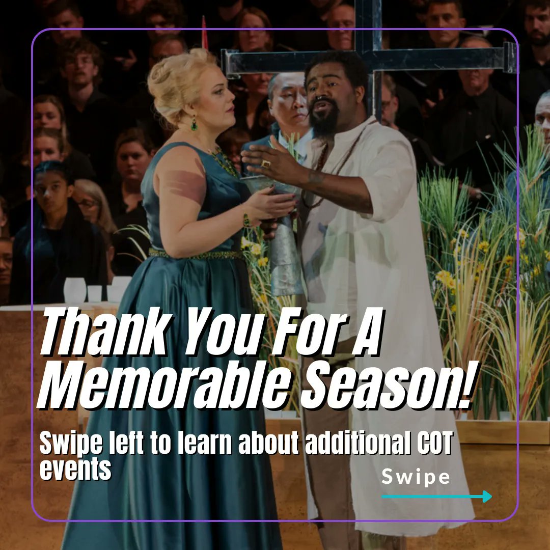 ChicagoOpera's tweet image. Thank you to everyone who contributed to the success of our 2022/2023 mainstage season! 
Keep an eye out for our upcoming ancillary events. Additional information about our upcoming events, head to cot.org #thecookoff #gala #cotcookoff #cotgala #…