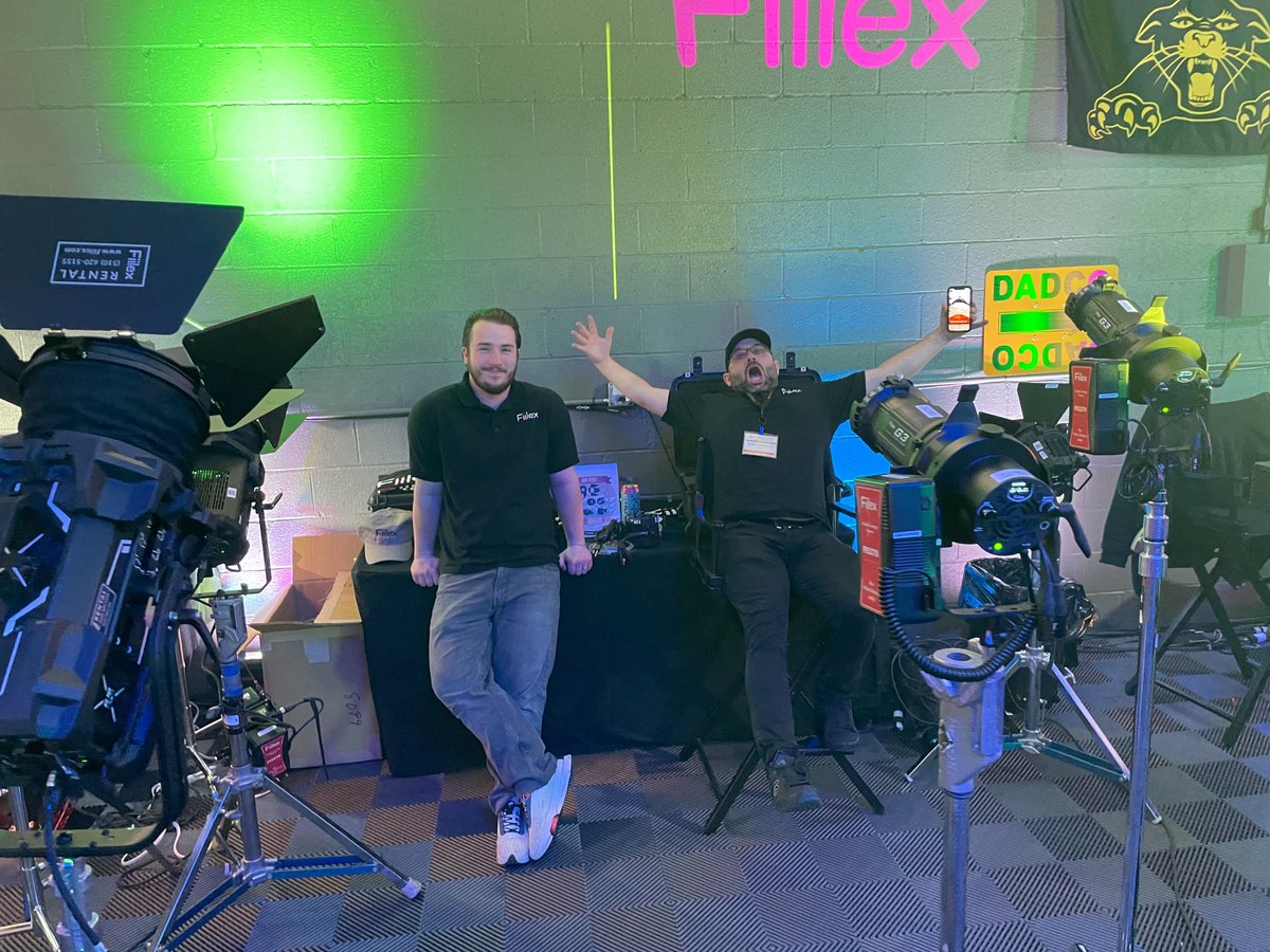 ICLSociety's tweet photo. Last weekend, our President Michael Bauman spoke at a panel with Danny Durr at the #CineTech EXPO in Atlanta. During this event he met and caught up with several new and old #ICLS members. #iclsmembers #set #setlife #setlighting #grip #members #corporate #cinetechexpo #atlanta https://t.co/W6s5zSvGNW