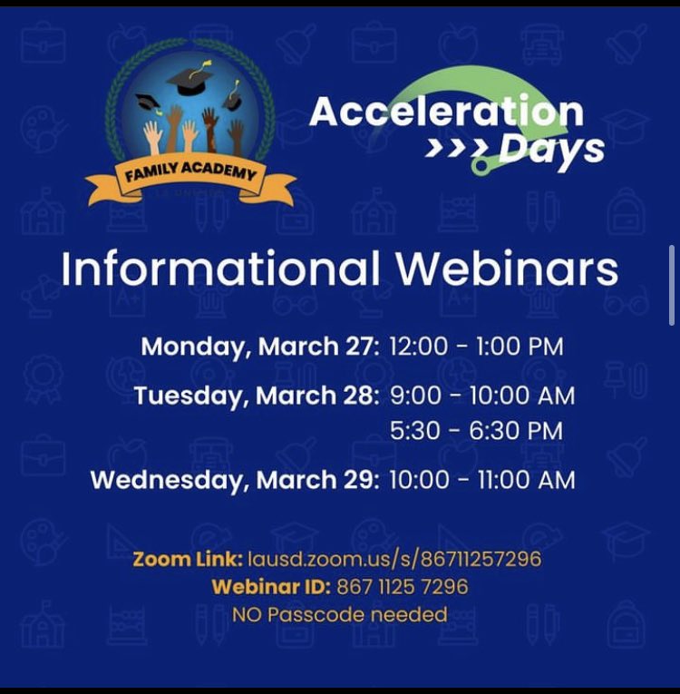 Monroe_COS's tweet photo. Informational webinars for the Acceleration Days!! Join us. https://t.co/fglpjSJnsd