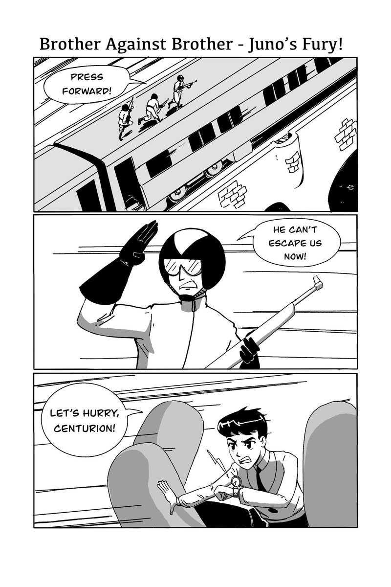 RJBonArt's tweet photo. Proud to announce that the SAiNT webcomic will return this year!

Roughs are being being done right now and here is a preview of the first two pages of its next upcoming chapter. https://t.co/rtzf4pqpYf