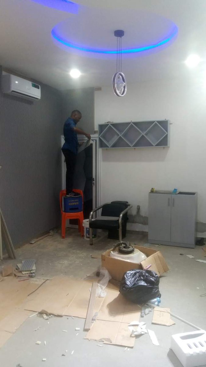 GlobalRelevance's tweet photo. Fluted panels installation... https://t.co/588a7EqKg8