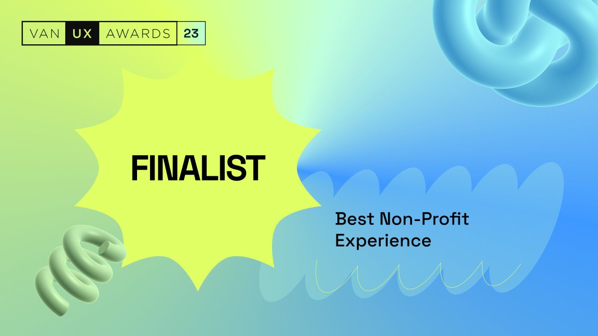 A website we designed with <a href="/REELCANADA/">REEL CANADA 🍁</a> is a finalist in the <a href="/VanUXAwards/">Vancouver User Experience Awards</a>! We look forward to seeing everyone in our local design community at the big show later this week!

#nonprofit #vancouver #UX #uxdesign #design