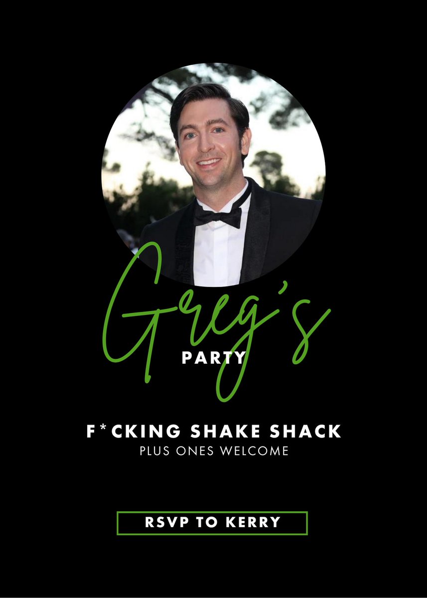 shakeshack's tweet image. You're invited... #SuccessionHBO #Succession