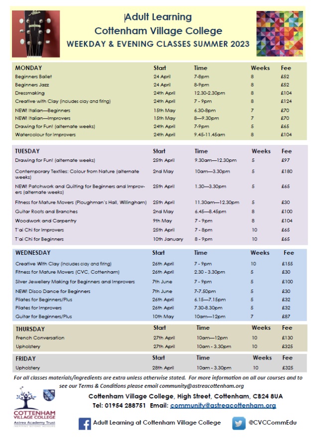 Summer term courses - now open for bookings! - mailchi.mp/959687430862/s…