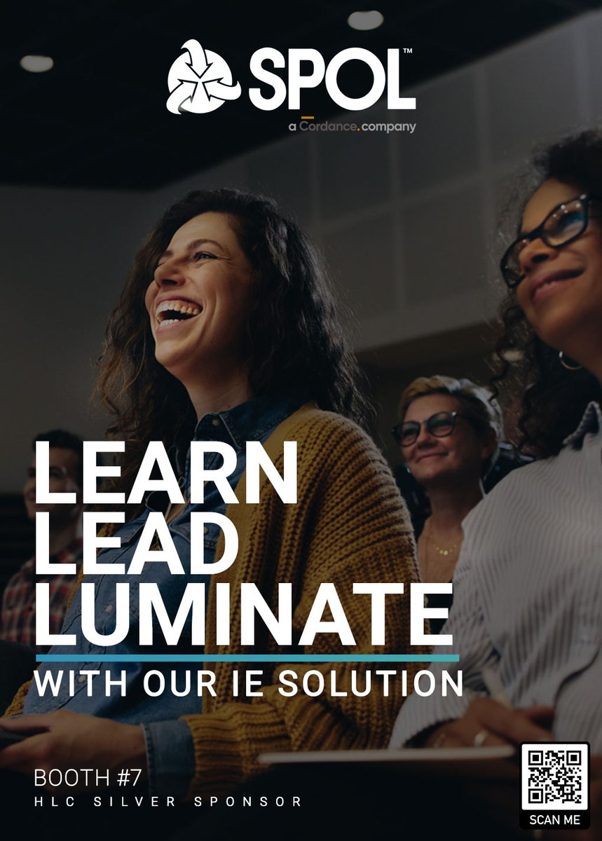 SPOLEducation's tweet image. SPOL is a proud sponsor of #HLC2023. Learn how SPOL can build an effective framework for integrated strategic planning for institutional effectiveness practices on campus while reducing your administrative burden. Visit us at booth 7 at #HLC