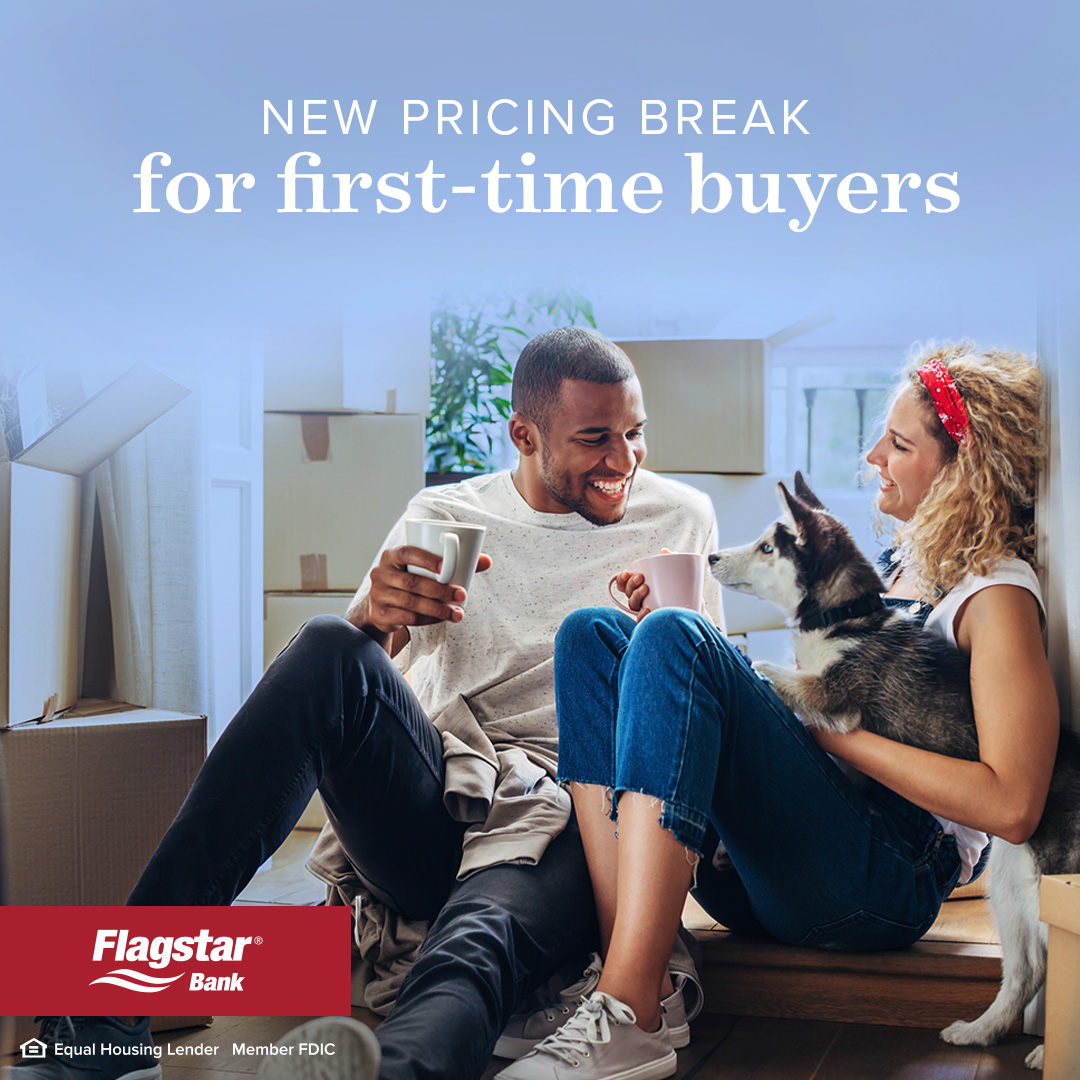 flagstar's tweet photo. Buying your first home? A new 30-year fixed-rate loan may be able to lower your mortgage costs. It waives certain fees for first-time buyers whose income is at or below the median income in their area. Let us help you find the right mortgage. Start today: https://t.co/xOBkE9yASC https://t.co/Ctjt5vuCQ9
