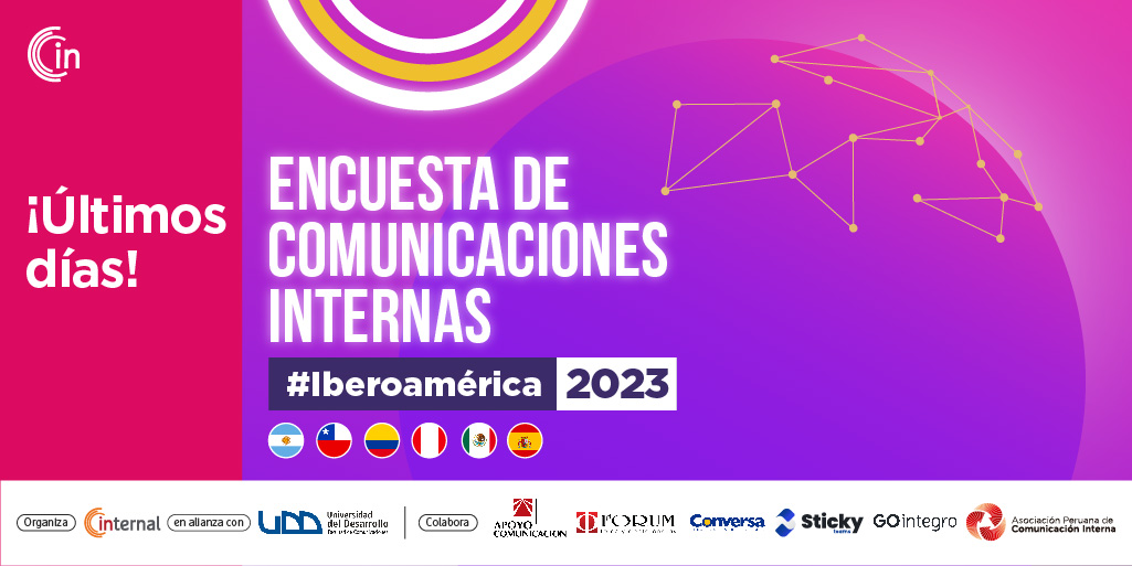 internalCI's tweet image. ⚠️¡No queda nada para el cierre de la ECIC 2023!⚠️

✅Si aún no participas de este estudio, que nos ayuda a conocer las tendencias en #ComunicaciónInterna y el estado de nuestra área, puedes responder aquí 👉 bit.ly/3FWHwLI  en el link de la bio 🔗

#encuesta #ecic #ci