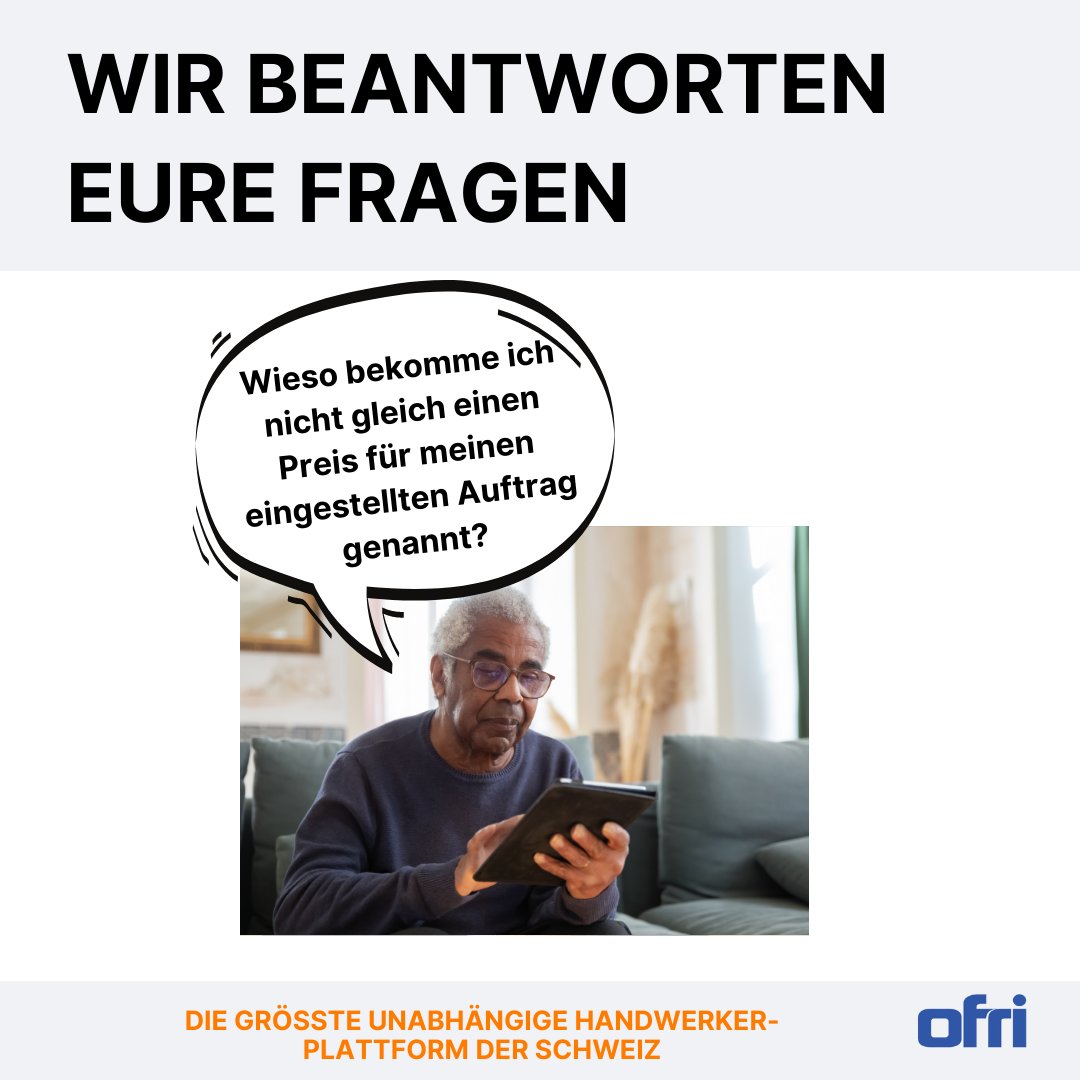 ofri_ch's tweet photo. Unser Kundensupport ist stets bemüht, euch in allen Belangen rund um unsere Plattform Hilfestellung zu leisten 🙆☎️

Hier erhaltet ihr eine Antwort auf eine häufig gestellte Frage.

#ofri #handwerk https://t.co/lF1UfN3ru4