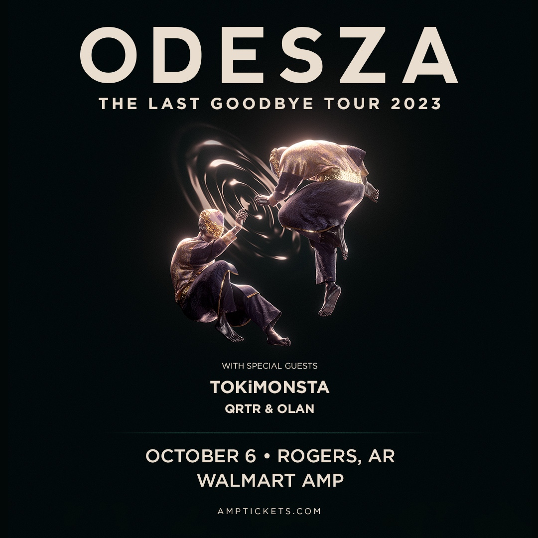 walmart_amp's tweet photo. ⬡ JUST ANNOUNCED! ODESZA brings The Last Goodbye Tour with TOKiMONSTA, QRTR &amp; OLAN to the Walmart AMP Friday, Oct. 6. Tickets go on sale on Friday at 10am! Sign up now for early access to tickets >> https://t.co/TEJUo3mUSG https://t.co/44SGHhDJFw