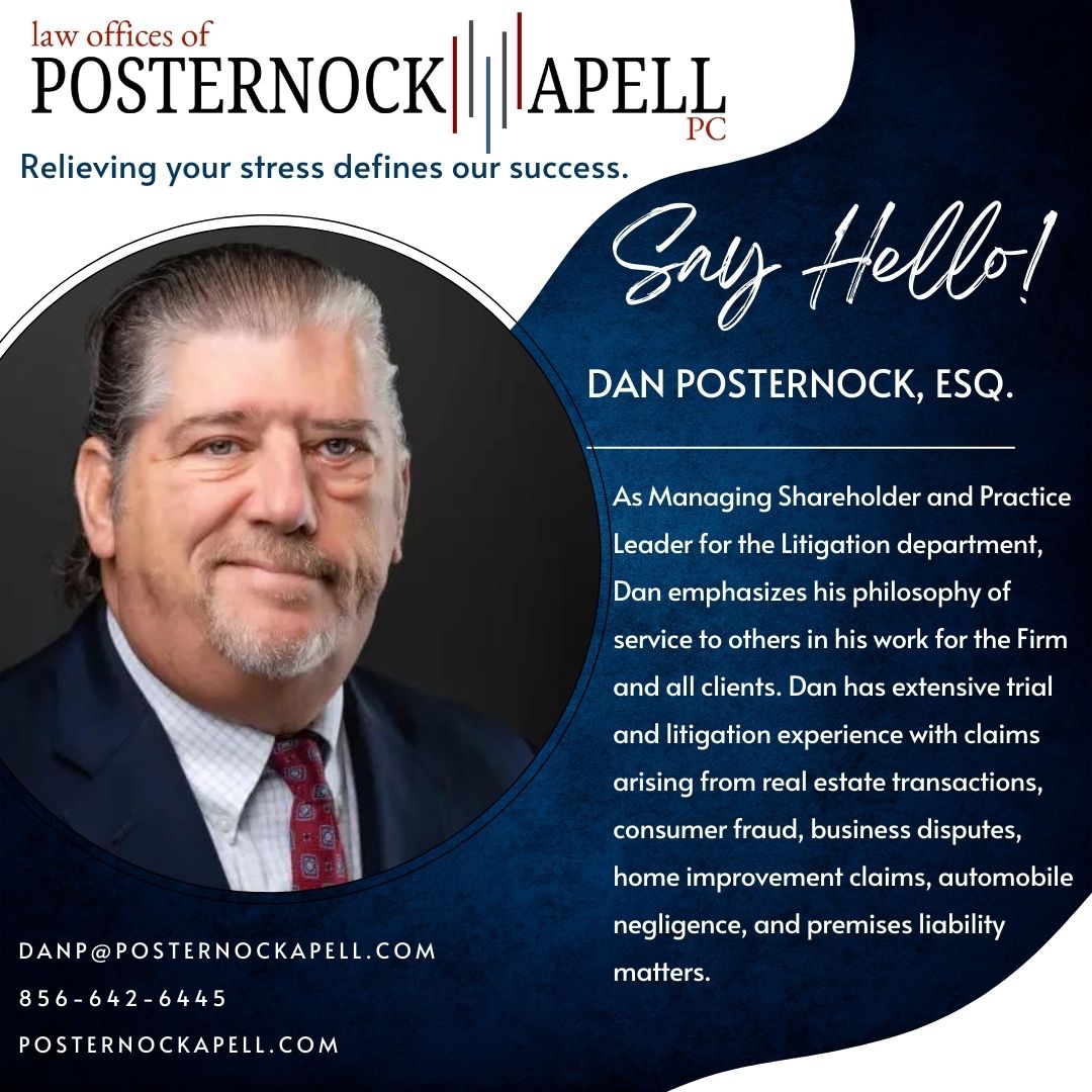 PosternockApell's tweet photo. As Managing Shareholder and Practice Leader for the Litigation department, Dan emphasizes his philosophy of service to others in his work for the Firm and all clients. #Sayhello 👉 https://t.co/o1H50jNDiP https://t.co/I3gcAo1wW6