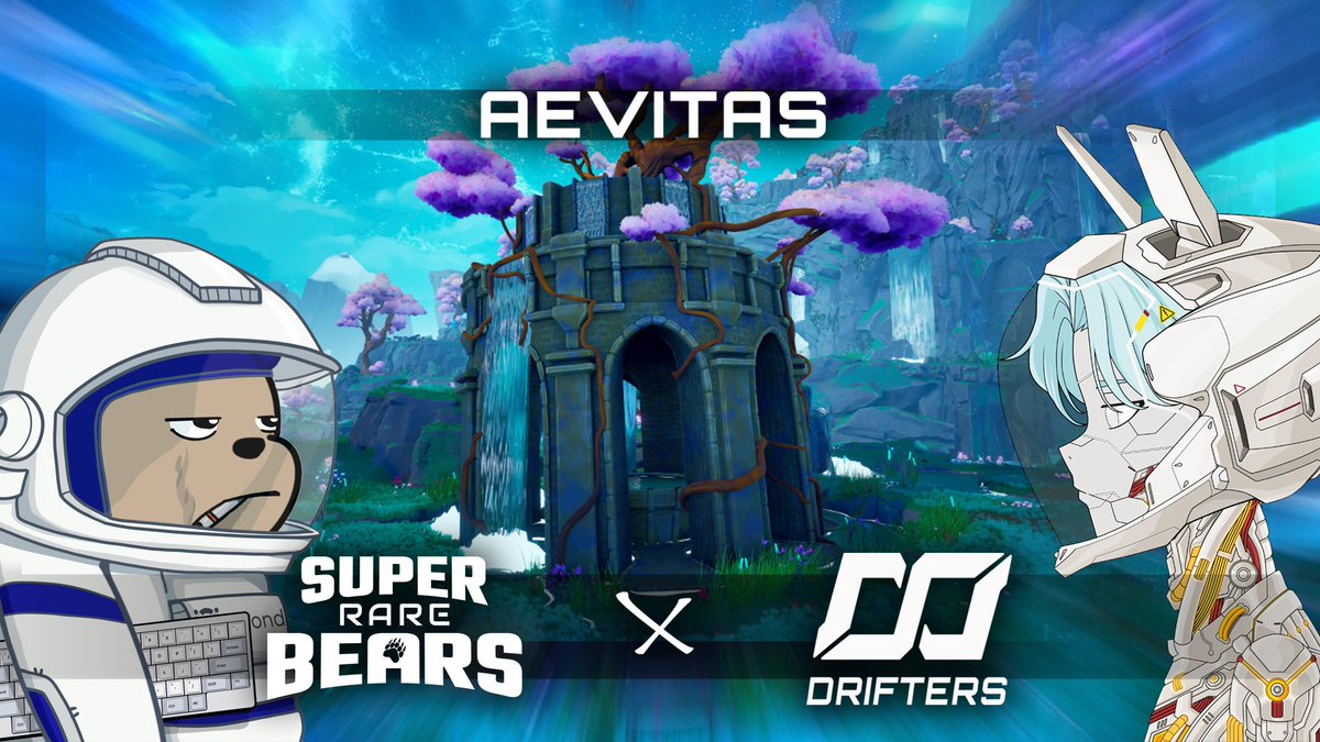If you have been in #multiversX space for over a week, you will know @drifters_NFT
Many don't know is the digital 🌎 they are building, AEVITAS drifters.app

It gives us an overwhelming sense of pride to announce that SuperRareBears are a part of it 😱

🧵 👇