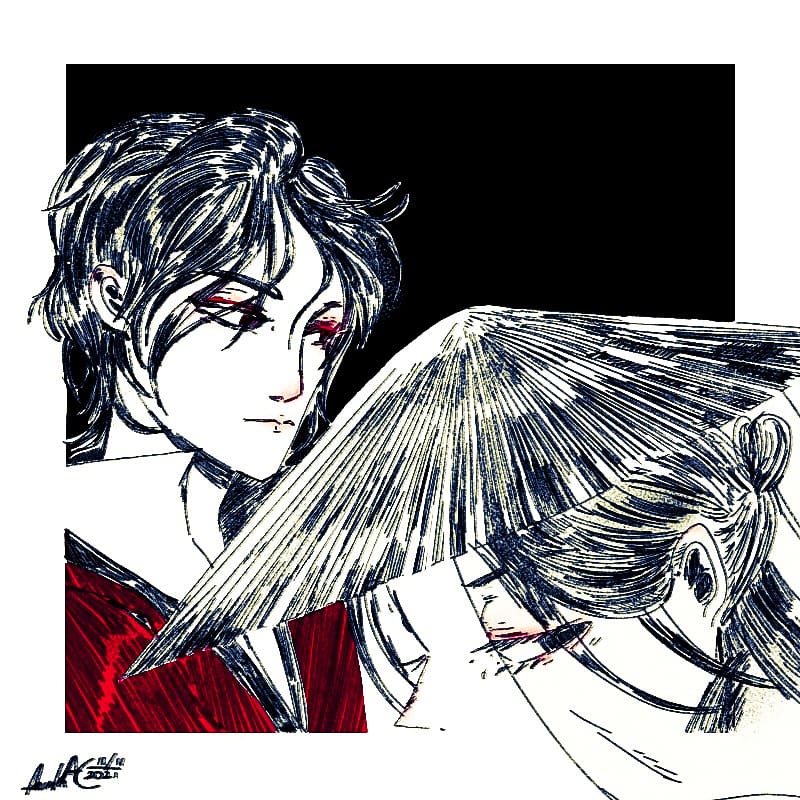 A_Cheshire109's tweet image. I realized I hadn't posted this on twt-
Oops~ but I love this so imma keep it here as well 🌸🦋

#HeavensOfficialBlessing #TGCF #hualian #XieLian #HuaCheng #MDZS #donghua #tgcfmanhua #tgcffanart #heavenofficalsblessingfanart