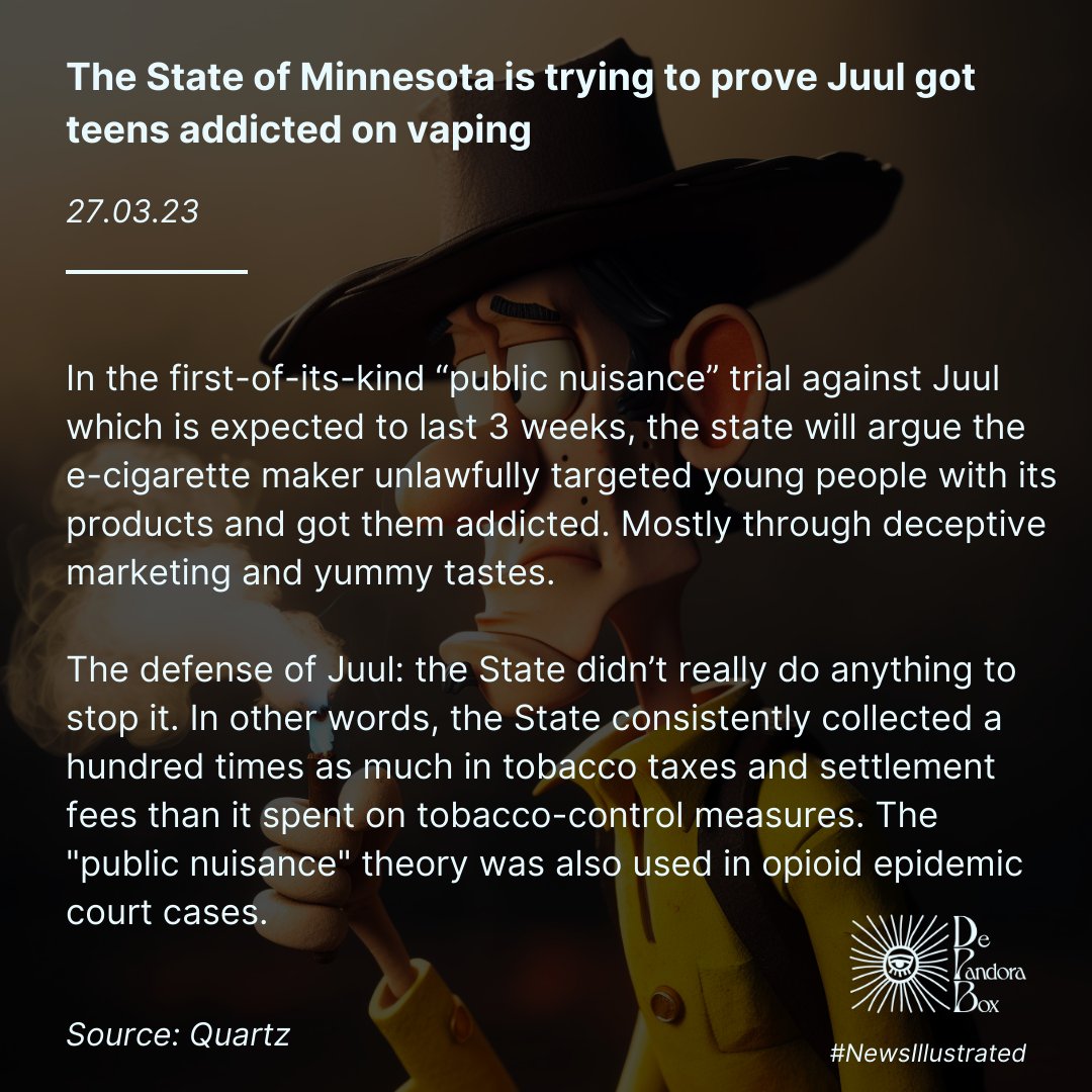 The State of Minnesota is trying to prove Juul got teens addicted on vaping
qz.com/minnesota-jull…