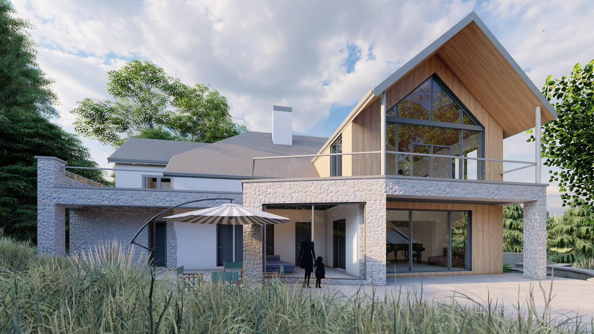 JPHArchitects's tweet photo. Building work on this total house re-model and refurbishment have commenced.  This will be a stunning family home when complete. Our designs utilise a mixture modern &amp; traditional aesthetics to meet the clients brief. #architecture https://t.co/rHIrA7Gwlo