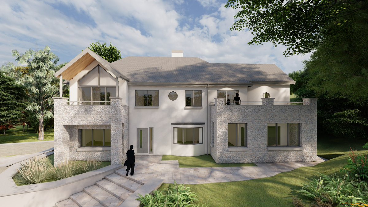 JPHArchitects's tweet photo. Building work on this total house re-model and refurbishment have commenced.  This will be a stunning family home when complete. Our designs utilise a mixture modern &amp; traditional aesthetics to meet the clients brief. #architecture https://t.co/rHIrA7Gwlo