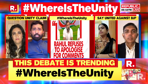 republic's tweet photo. #WhereIsTheUnity | Congress has been reduced to only promoting a few individuals. They must realise that Congress' problems are not the country's problems: Anil Antony, Former Congress Leader
https://t.co/4X48UqwnlJ
#RahulGandhi #Congress #SmritiIrani #SoniaGandhi https://t.co/VPSLFSgxZ9