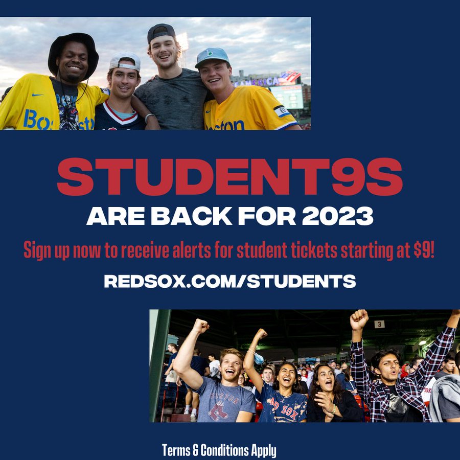 RedSoxBeisbol's tweet photo. Regresa #Student9s para estudiantes de secundaria y universitarios.
Más información en: https://t.co/hy4ZRo4Cld https://t.co/MP1ilqszSY