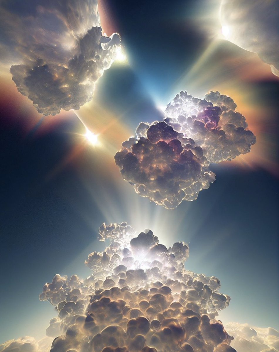 reconsiderorg's tweet photo. Dare to dream big.

Image courtesy Lars Pohlmann
Image created by an AI (MidJourney).

#reconsider #reconsiderorg #transformationalmedicine #mentalhealth #divine #aiart #midjourney #midjourneyart #psychedelicart #generativeart #trippyart #higherconsciousness #Psychedelic #clouds https://t.co/7r5uTF1soR