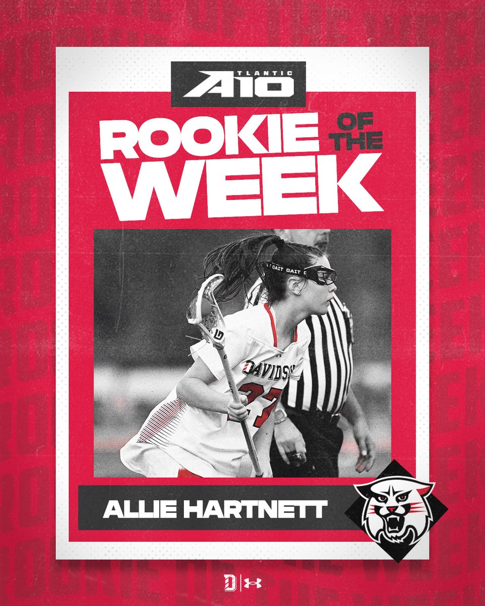 DavidsonLax's tweet photo. Our rookie's so nice, they had to name her twice ✌️

For the second time this season, Allie Hartnett captures the @atlantic10's Rookie of the Week honor! 

🔥📲: https://t.co/spQDdiVOoJ https://t.co/stAlCIpg7n