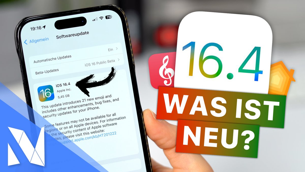 NilsHendrikWelk's tweet image. Soeben hat Apple iOS 16.4 für ALLE veröffentlicht und einige neue Funktionen hinzugefügt! 📱💪🏼 Welche das genau sind und was ihr sonst noch wissen müsst, erfahrt ihr jetzt in meinem Video! 🚀🙌🏼 #iOS164 #iOS164Update #iOS16Update #iOS16 
--&amp;gt; youtu.be/TLOMaML9nHs