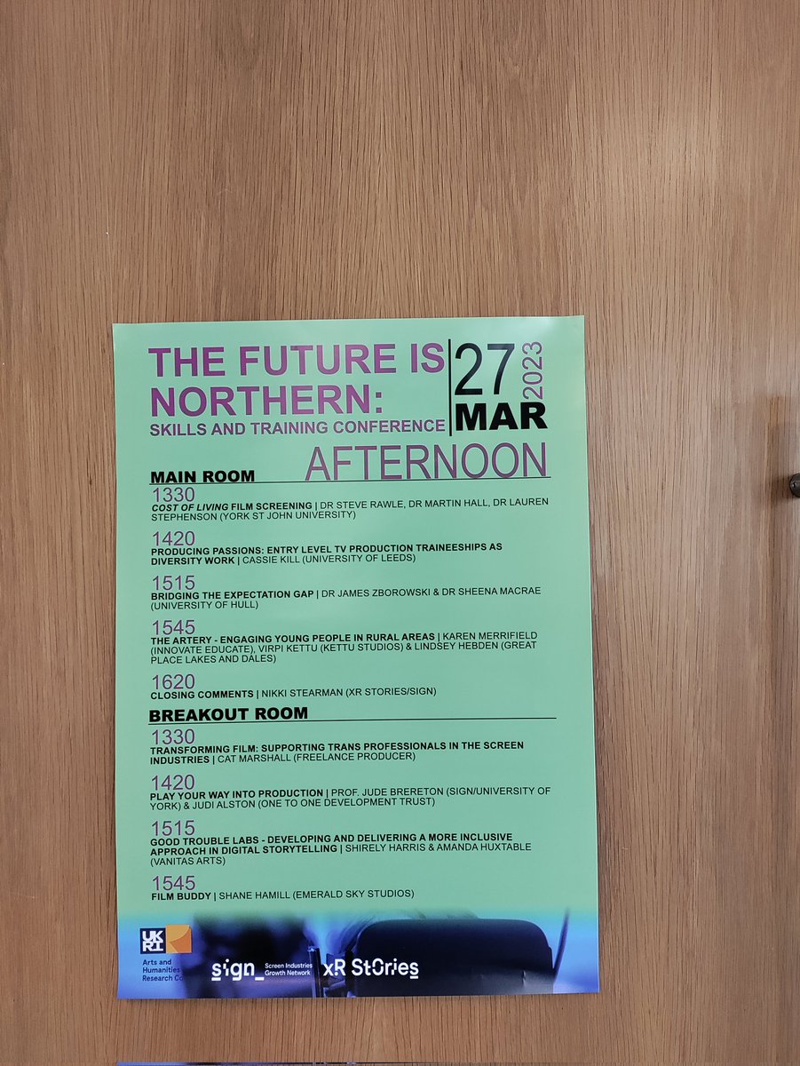 Ashmita Randhawa (@rand_ash) on Twitter photo Fantastic day of discourse & debate at the "The Future is Northern" conference on skills in the creative and cultural sector! Great to attend the event with <a href="/sophie_t_craggs/">Sophie Craggs</a>. <a href="/XR_Stories/">XR Stories</a> & <a href="/screen_network/">SIGN</a> , hope to see you'll further up North at @DigiCatNETV & <a href="/weareproto/">PROTO</a>! (1/4) Fantastic day of discourse & debate at the "The Future is Northern" conference on skills in the creative and cultural sector! Great to attend the event with <a href="/sophie_t_craggs/">Sophie Craggs</a>. <a href="/XR_Stories/">XR Stories</a> & <a href="/screen_network/">SIGN</a> , hope to see you'll further up North at @DigiCatNETV & <a href="/weareproto/">PROTO</a>! (1/4)