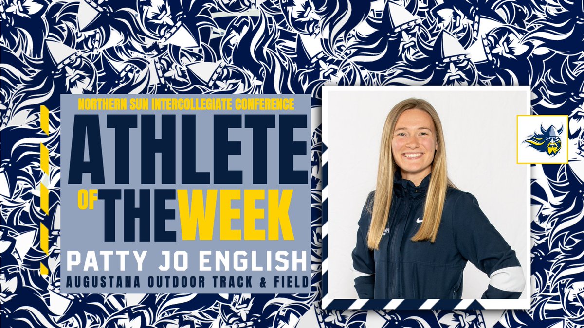 AugustanaTrack's tweet photo. Congratulations to Patty Jo English on being named the @NorthernSunConf Athlete of the Week 🏆

Full Story ➡️ https://t.co/TkORVxr7II

#BuildingChampions https://t.co/bHzCwKpo0l